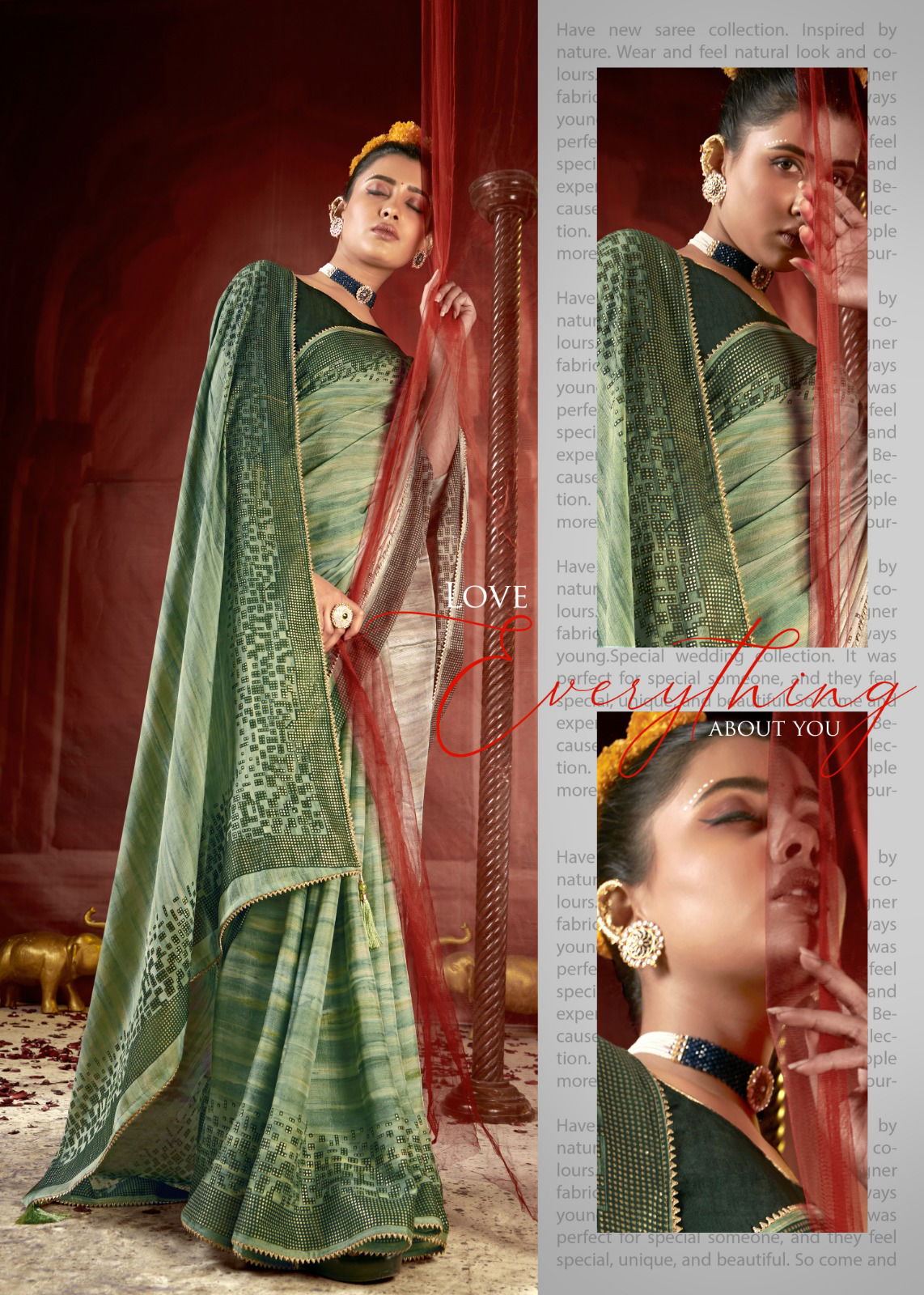 Naziya By Vallabhi Printed Chiffon Sarees Wholesale Shop In Surat